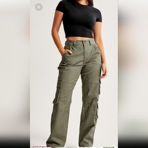Abercrombie & Fitch Olive Green Cargo Pants